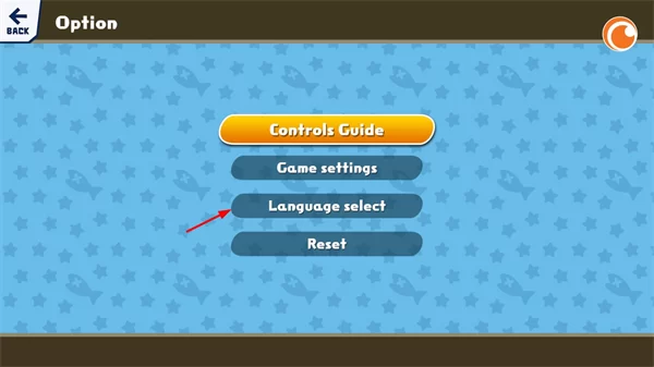 进入游戏设置选项