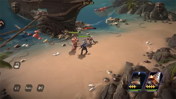 龙约手游自动战斗画面