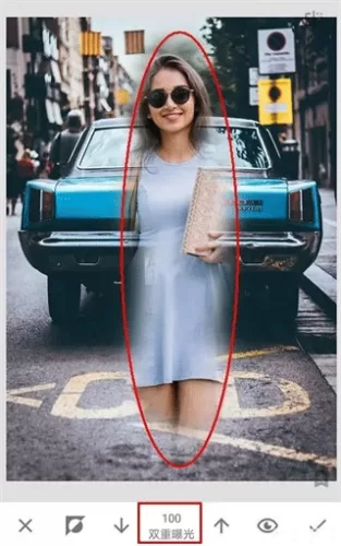 Snapseed蒙版涂抹抠图过程