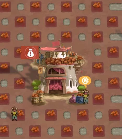 漂泊牧歌高效农田布局示意图