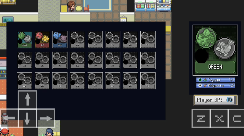 游戏初始选择画面截图