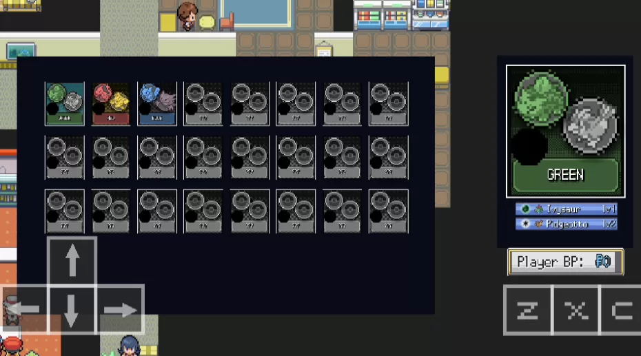 游戏初始选择画面截图