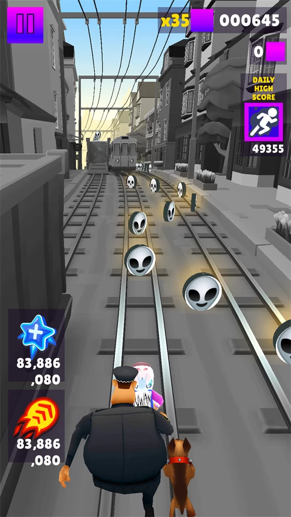 地铁跑酷雾挽仿外网版截图