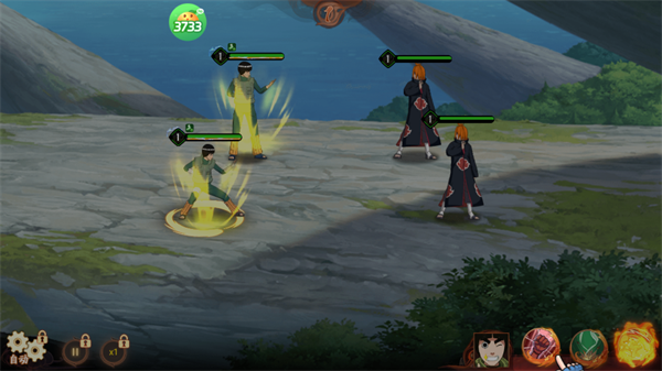 游戏战斗场景截图