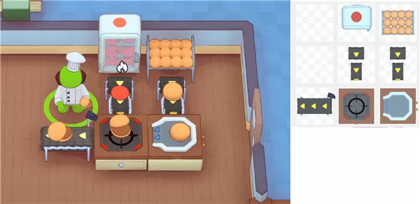 汉堡自动化产线示意图