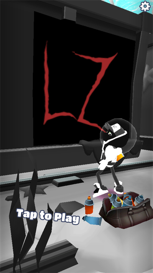 地铁跑酷超级黑白水下城定制版游戏画面