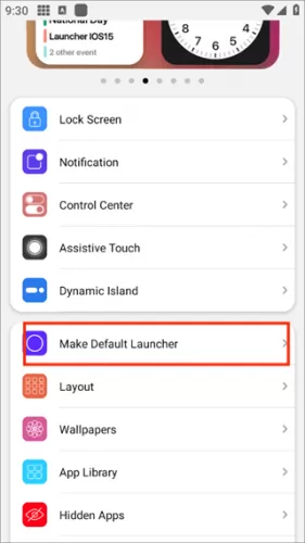 设置默认启动器