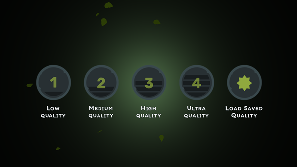 荒野经典版画质选择界面