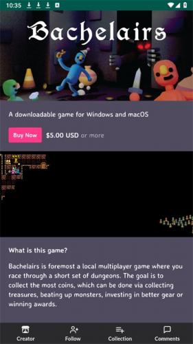 itch客户端游戏下载页面