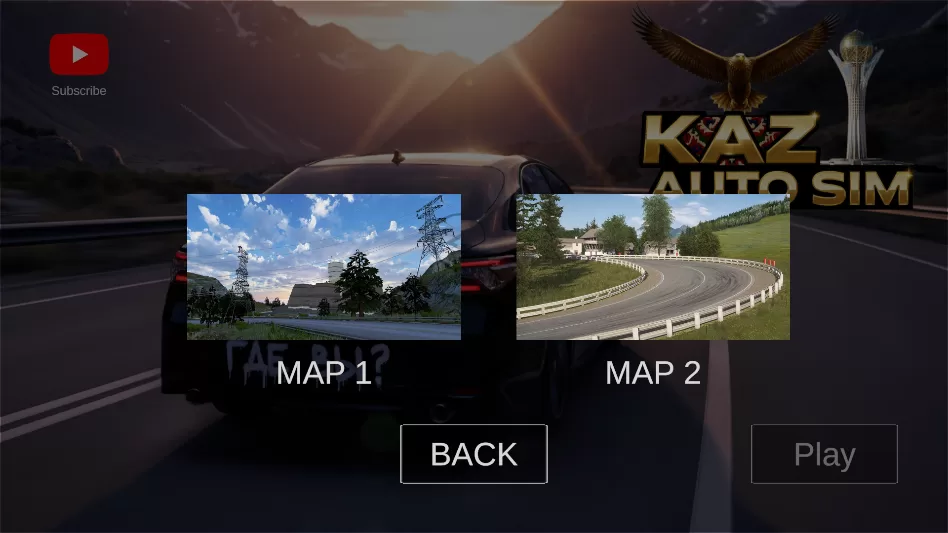 游戏主界面截图，展示城市与荒野两种地貌选择