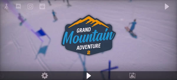 游戏广阔的雪山地图