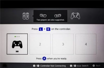 Switch进入手柄匹配界面