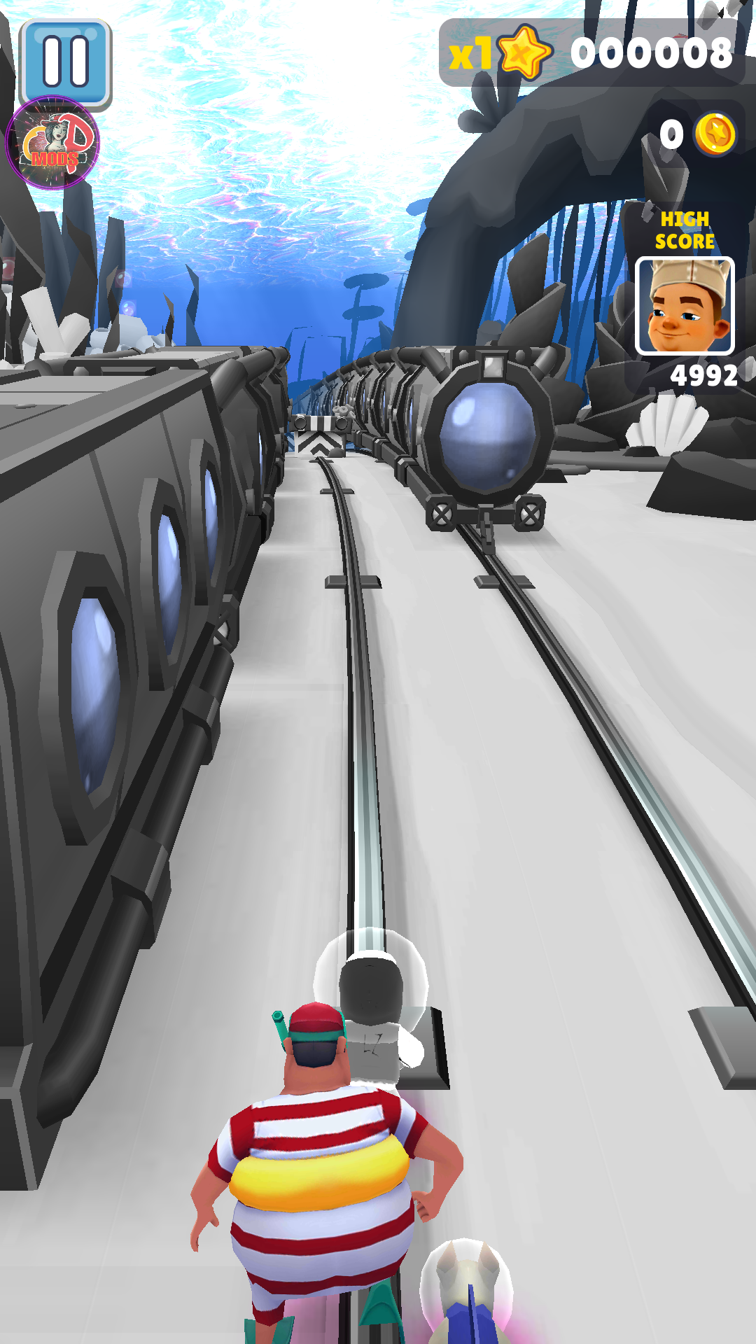 游戏跑酷操作截图