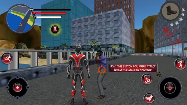 游戏战斗操作界面