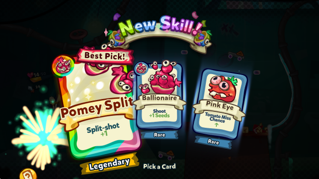 展示关卡胜利后的随机奖励选择