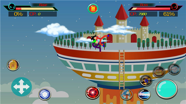 火柴人之神3游戏对战画面