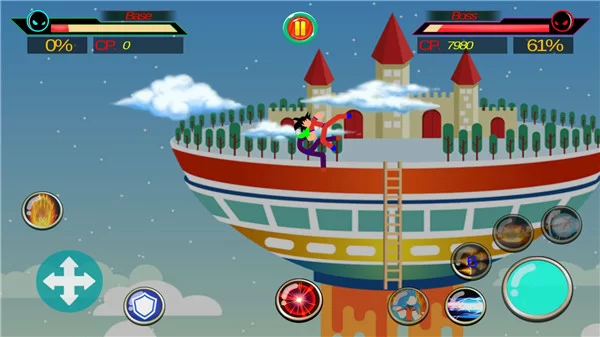 火柴人之神3游戏对战画面