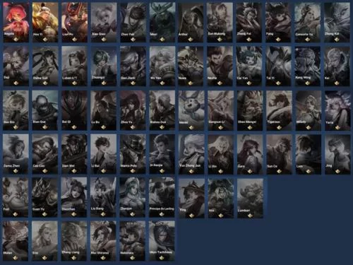 王者荣耀Hok英雄阵容展示