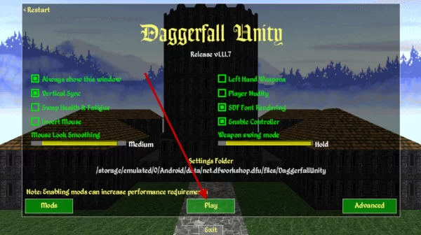 上古卷轴2匕首雨手机版开始界面 上古卷轴2匕首雨手机版开始界面