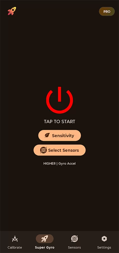 Super Gyro陀螺仪修复器app主界面 Super Gyro陀螺仪修复器app主界面