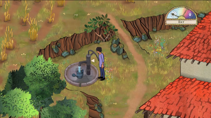 手绘水彩游戏画面展示