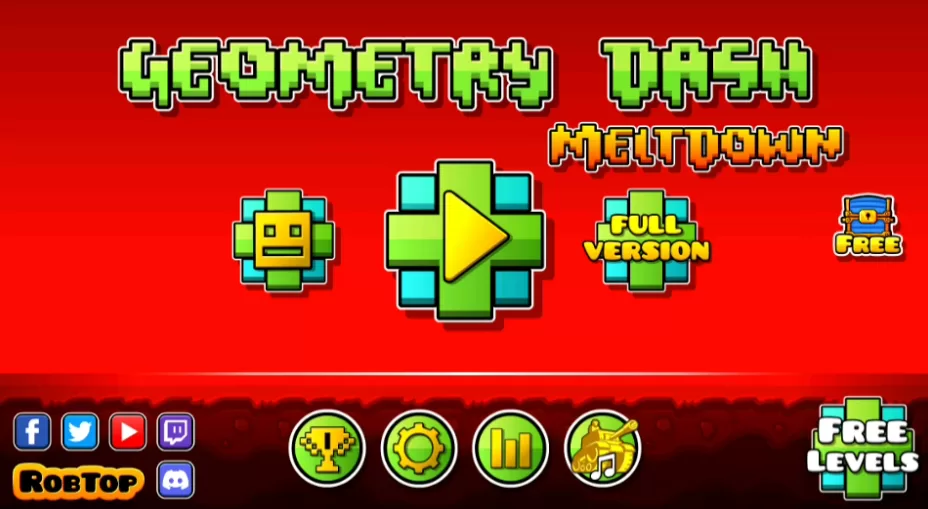 游戏开始界面截图