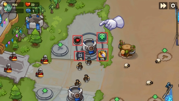 新手布局示意图