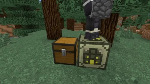 放入建筑材料开始建造