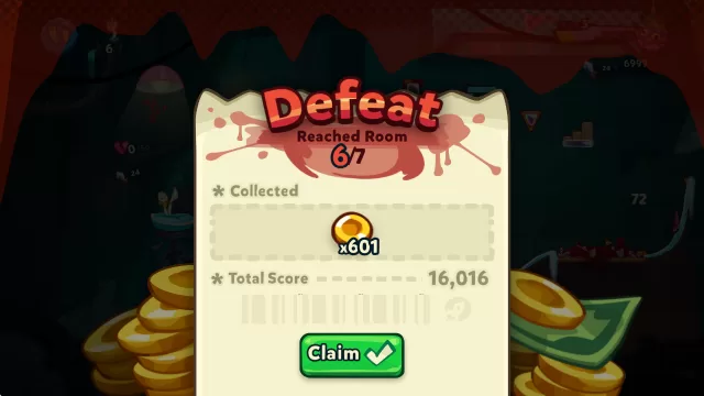 展示游戏失败画面