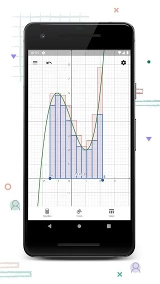GeoGebra安卓版主界面示意图