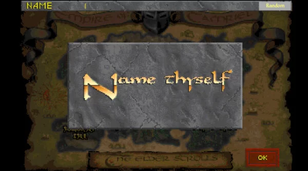 角色创建界面 角色创建界面