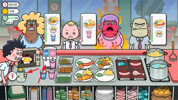 恶搞食堂手游完成订单获得奖励