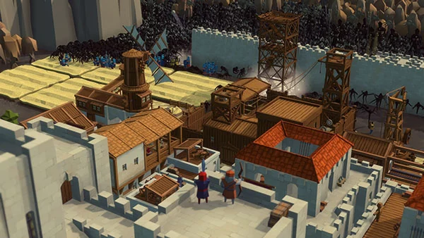 游戏攻略截图：居民屋与人口管理界面