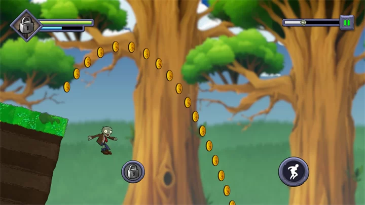 游戏内金币收集与角色选择界面