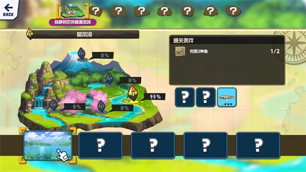 选择钓鱼点和装备