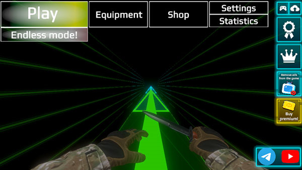 一位玩家正在手机屏幕上操控角色进行流畅的连跳,背景是色彩鲜明的朋克风格跳跃地图 一位玩家正在手机屏幕上操控角色进行流畅的连跳,背景是色彩鲜明的朋克风格跳跃地图