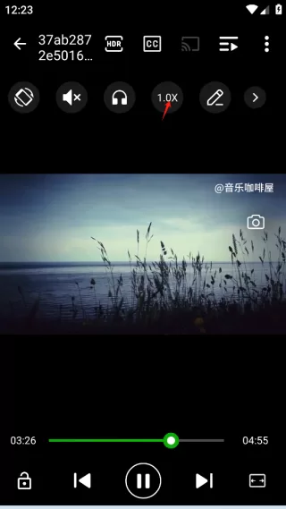 XPlayer倍速播放调节界面 XPlayer倍速播放调节界面