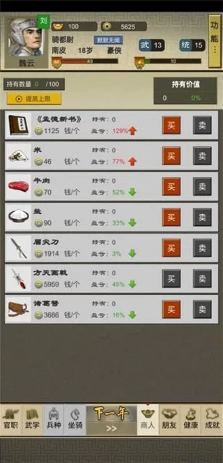 游戏商人系统界面