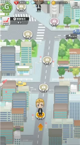 游戏关卡选择界面