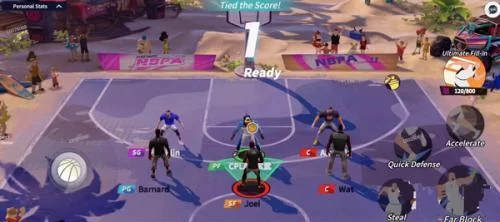 全明星街球派对正版3V3对战画面