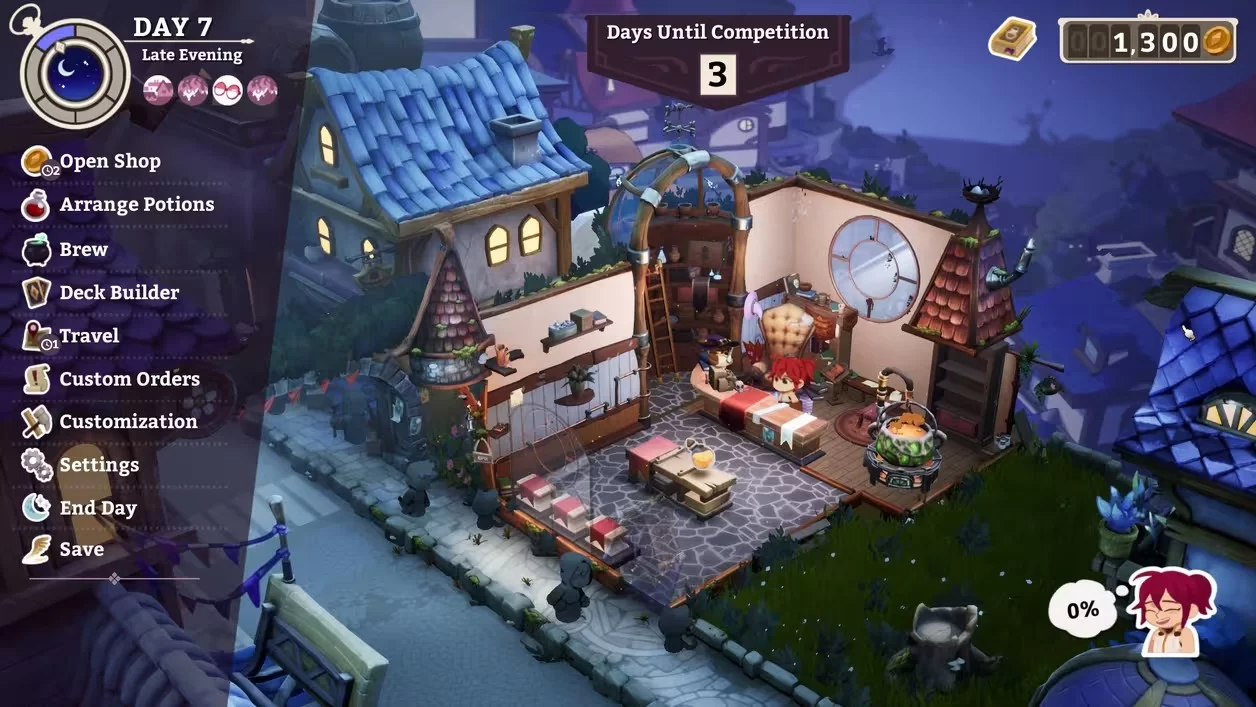 一位角色正在与顾客进行卡牌谈判,界面显示多种卡牌选项 一位角色正在与顾客进行卡牌谈判,界面显示多种卡牌选项