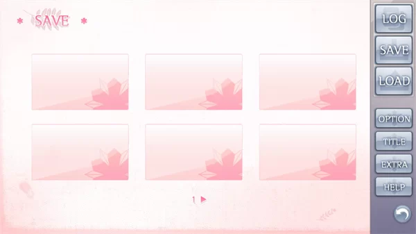 游戏剧情选项界面