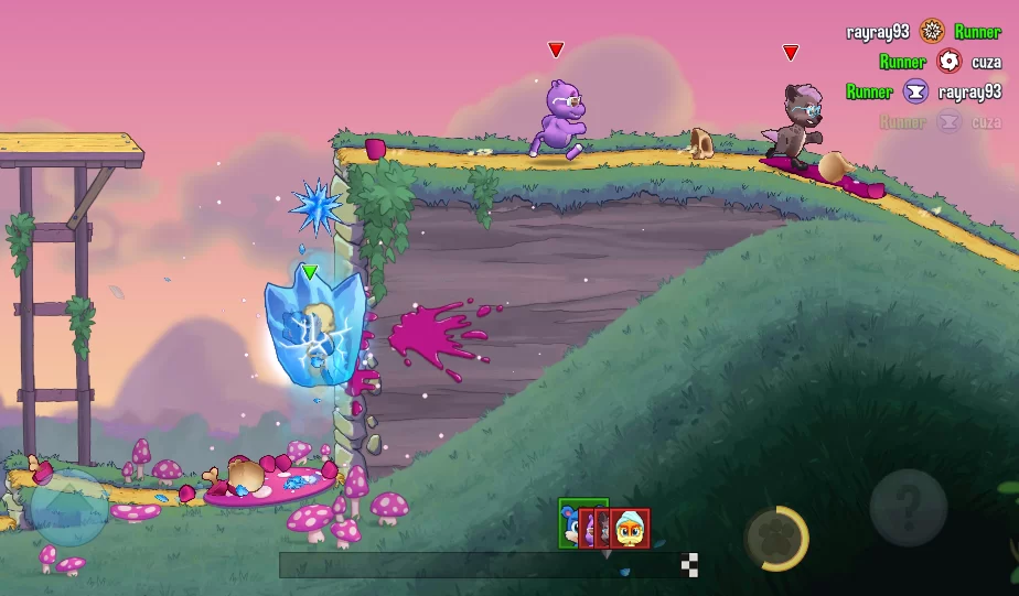 游戏中的角色与道具使用界面