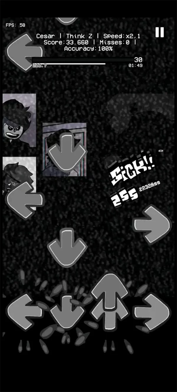 FNF曼德拉记录MOD游戏画面