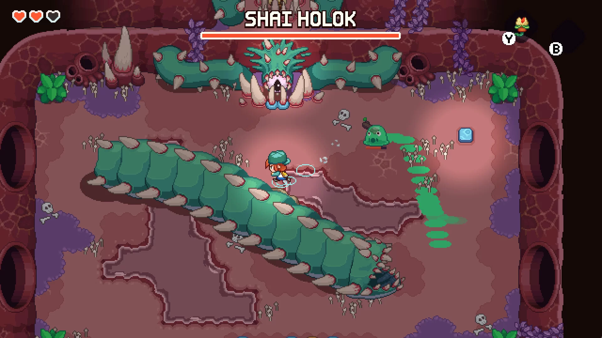 游戏中的BOSS战场景