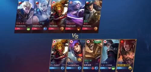 决胜巅峰官服英雄选择界面