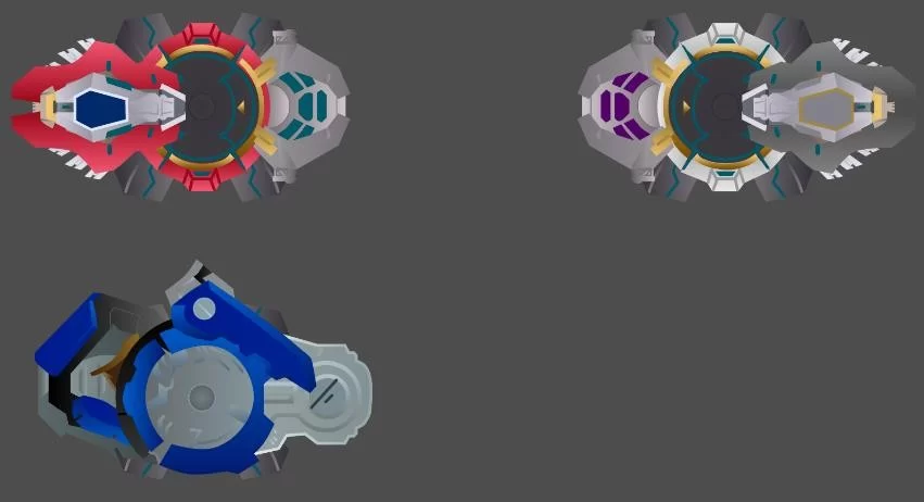 超限斗神变身器模拟器腰带选择界面