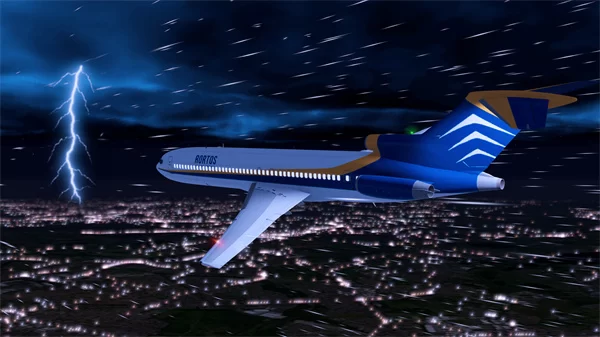 Aerofly FS 2024游戏截图，展示精美的飞机模型和驾驶舱细节