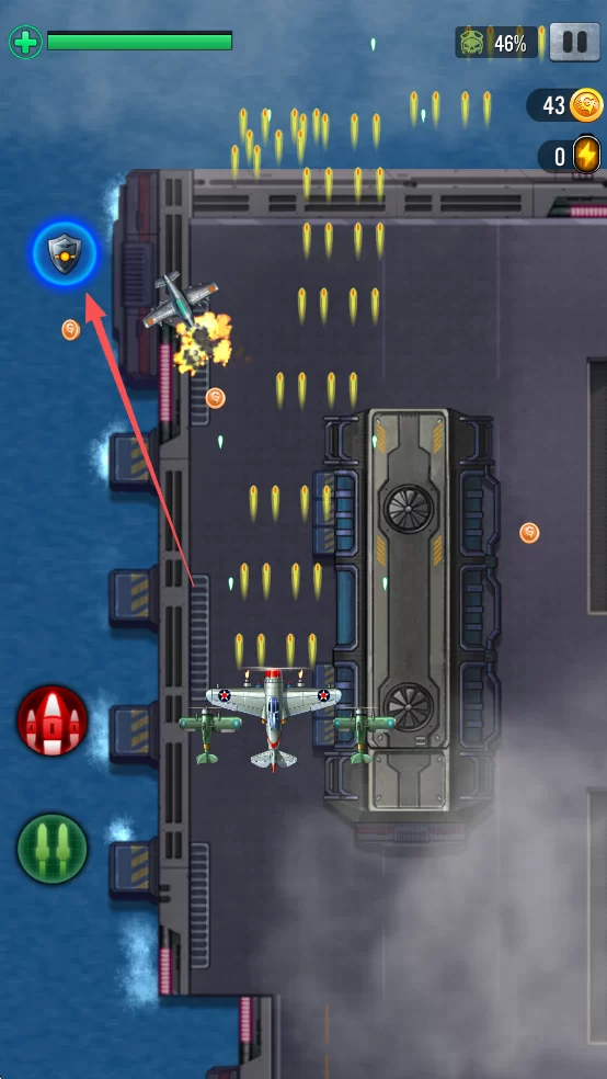 游戏中的道具收集与战斗画面