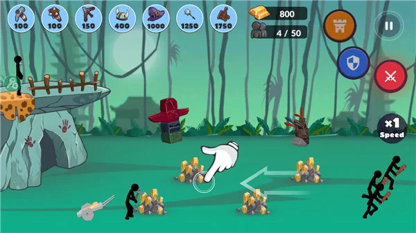 火柴人帝国之战兵种搭配实战截图